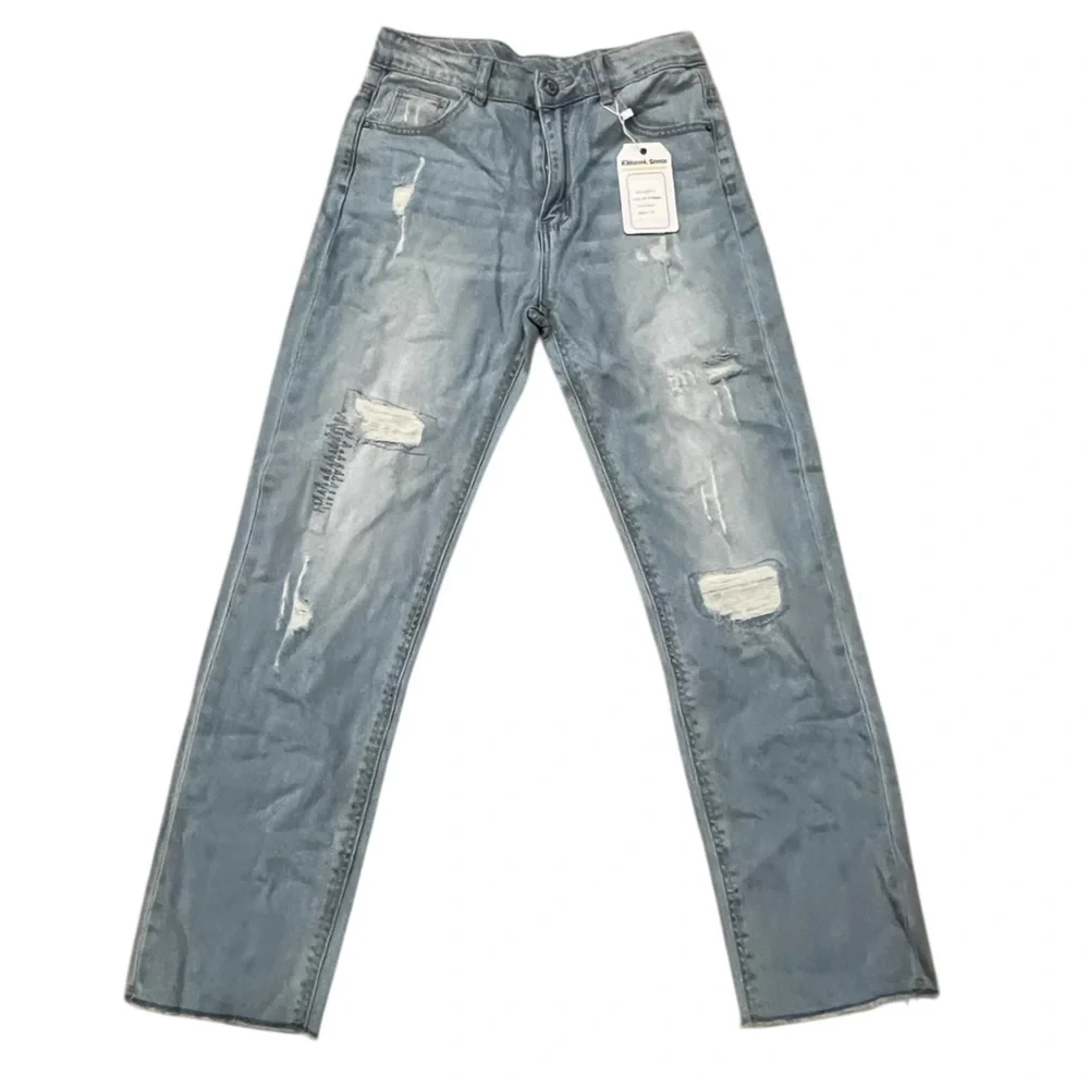 Kidscool Space Girl Size 10-11 Denim Straight-Fit Stretch Jeans NWT